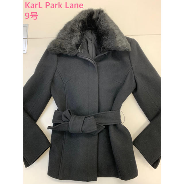 KarL Park Lane(カールパークレーン)のKarL Park Lane コート  ジャケットコート ファー付 9号 レディースのジャケット/アウター(テーラードジャケット)の商品写真