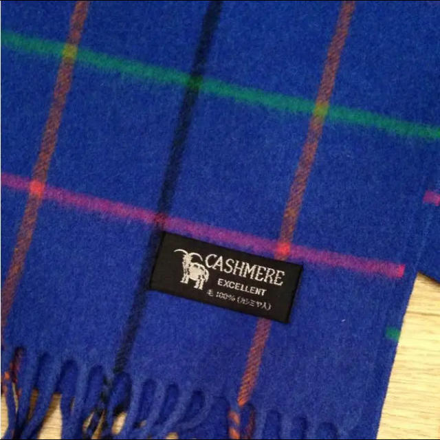 CASHMERE マフラー レディースのファッション小物(マフラー/ショール)の商品写真