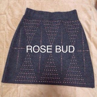 ローズバッド(ROSE BUD)のROSEBUD 台形スカート👗(ミニスカート)