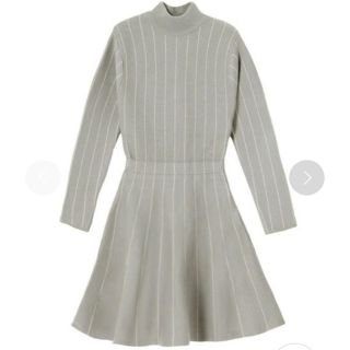 パメオポーズ(PAMEO POSE)のPAMEO POSE SISSI KNIT DRESS ¥17,496  グレー(ひざ丈ワンピース)