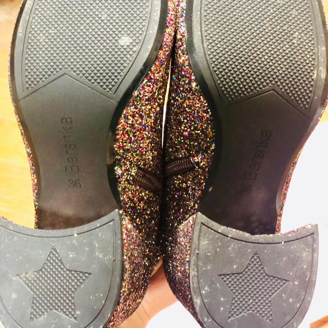 Bershka - グリッター ラメ ショートブーツの通販 by RAN shop Bershka - グリッター ラメ ショートブーツの通販 by RAN shop