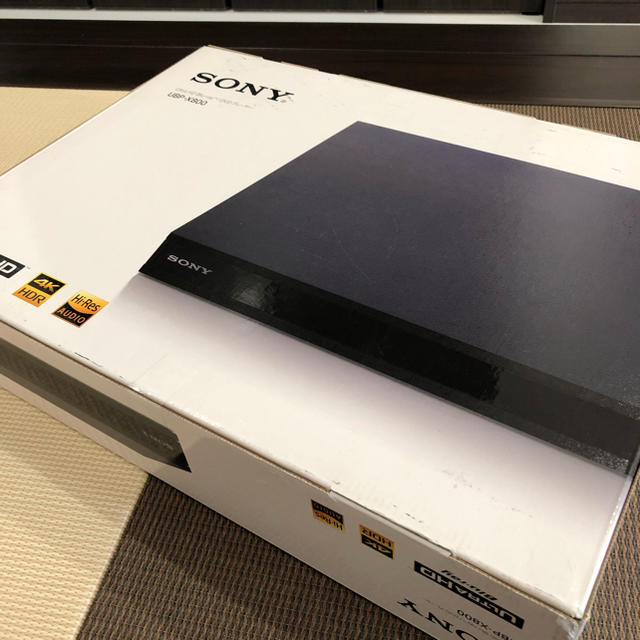 SONY(ソニー)のSONY UHDBDプレイヤー「UBP-X800」 スマホ/家電/カメラのテレビ/映像機器(ブルーレイプレイヤー)の商品写真