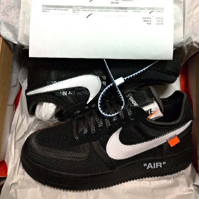 NIKE(ナイキ)の正規品 送込 25cm OFF WHITE NIKE AIR FORCE 1 レディースの靴/シューズ(スニーカー)の商品写真