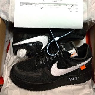 ナイキ(NIKE)の正規品 送込 25cm OFF WHITE NIKE AIR FORCE 1(スニーカー)