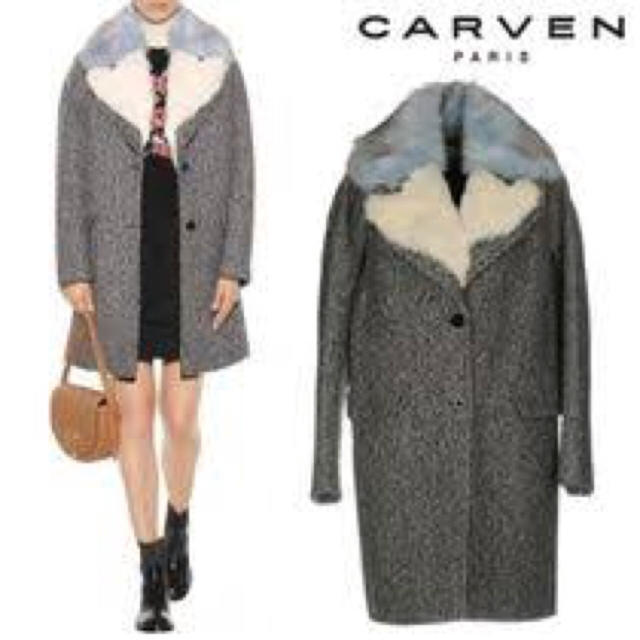 CARVEN(カルヴェン)のcarven チェスターコート レディースのジャケット/アウター(チェスターコート)の商品写真