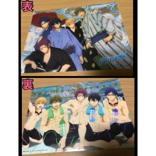 Free! クリアファイル アニメディア付録 (浴衣姿＆水着)②(クリアファイル)