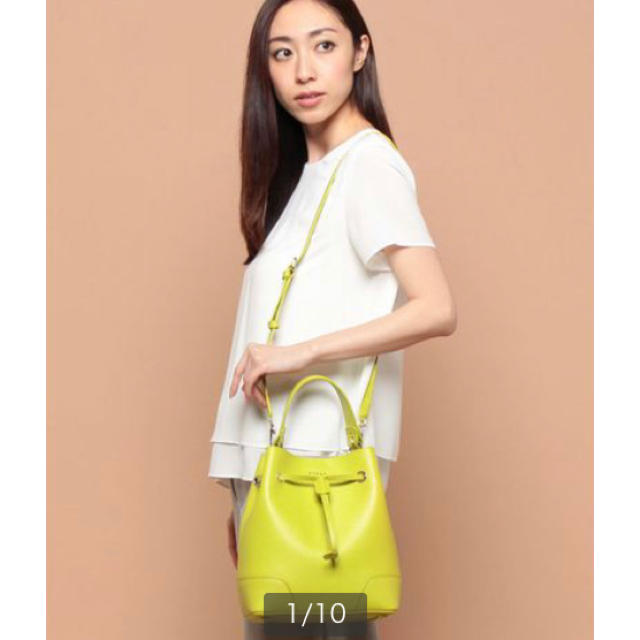 FURLA - ステイシー M ライムグリーンの通販 by danshari shop FURLA - ステイシー M ライムグリーンの通販 by danshari shop