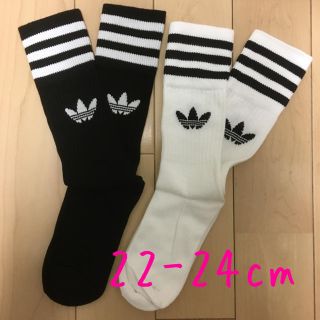 アディダス(adidas)のアディダスオリジナルス ソックス ソリッドクルーソックス 22-24cm(ソックス)