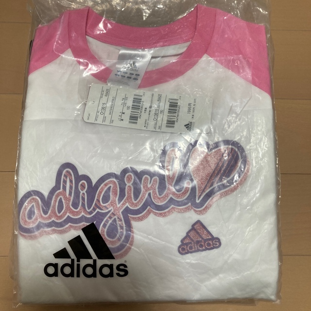 adidas(アディダス)のadidas ジャージ　新品 アディダス 上3点 下1点 セット キッズ/ベビー/マタニティのキッズ服女の子用(90cm~)(その他)の商品写真