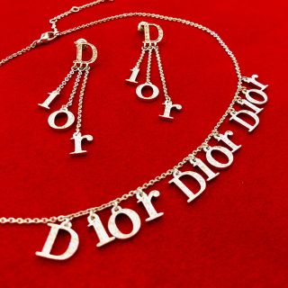 ディオール(Dior)のディオール ネックレス&ピアス(セット/コーデ)