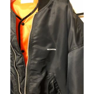最終値下げ!18AW NEON SIGN サンドイッチボンバージャケットの通販 by