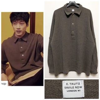 トゥモローランド(TOMORROWLAND)のE.TAUTZ 17AW Long Sleeve Polo Shirt 坂口健太(シャツ)