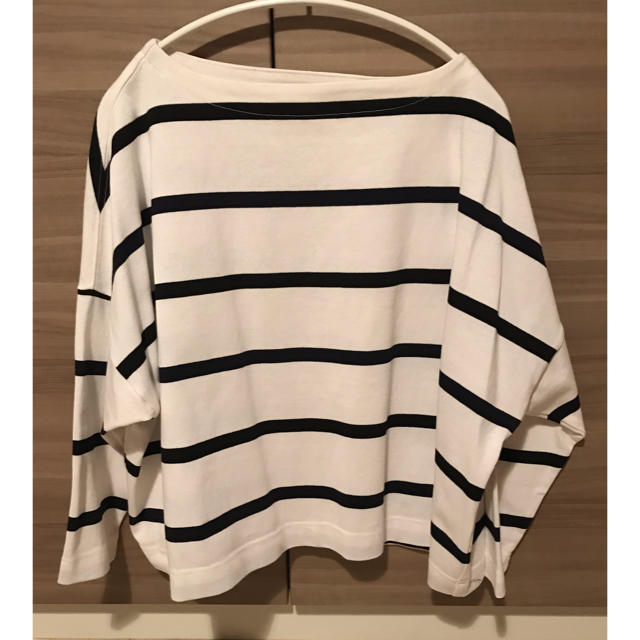 Adam et Rope'(アダムエロぺ)のBIG MARINE BOATNECK SHIRT レディースのトップス(カットソー(長袖/七分))の商品写真