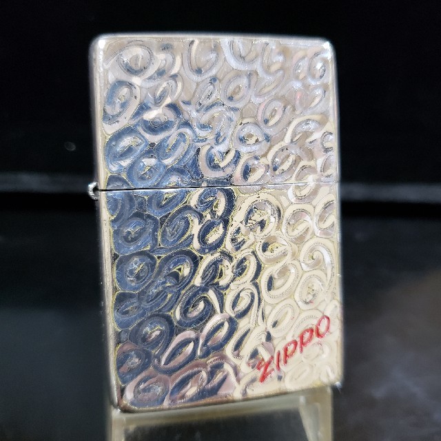 ZIPPO(ジッポー)の厳選中古❤97J'ZIPPO1937❤銀張りロイヤルカット♥送料無料❤ メンズのファッション小物(タバコグッズ)の商品写真