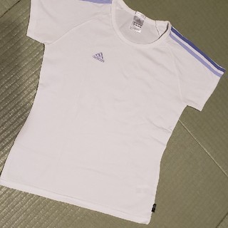 アディダス(adidas)のレディースTシャツL(Tシャツ(半袖/袖なし))