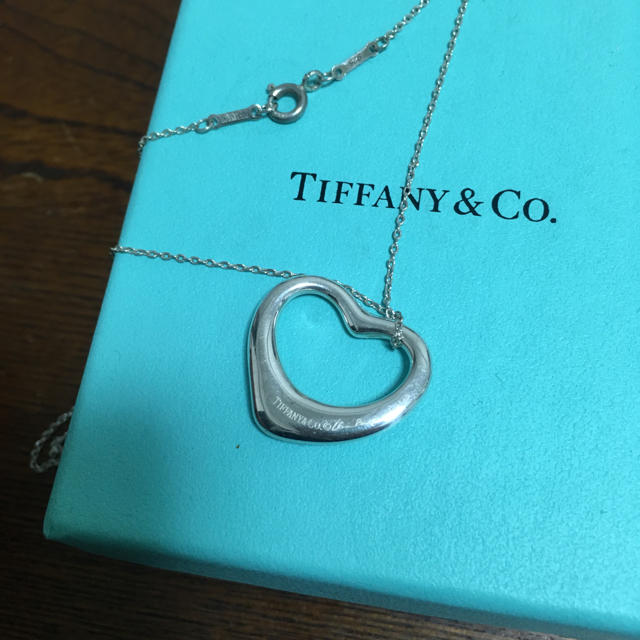 Tiffany & Co.(ティファニー)の凛々子様専用シルバー ネックレス オープンハート レディースのアクセサリー(ネックレス)の商品写真