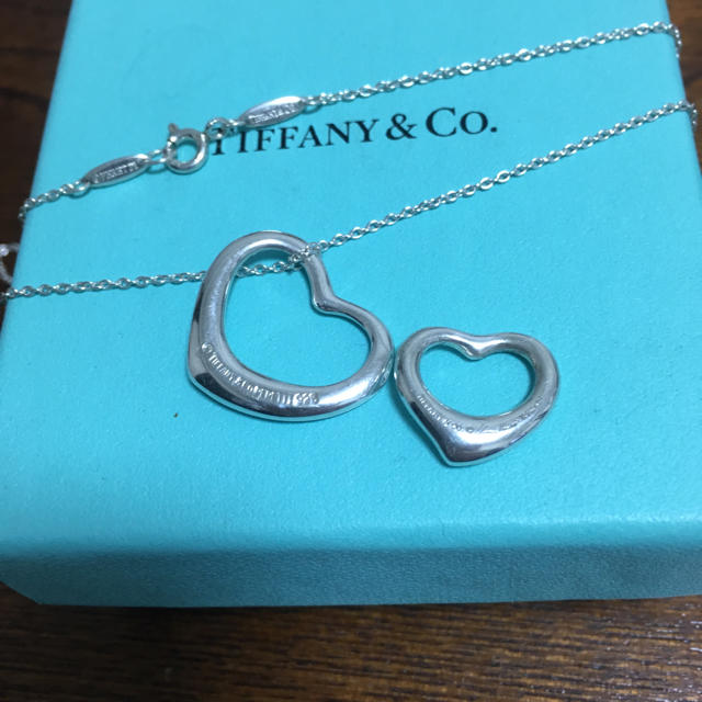 Tiffany & Co.(ティファニー)のティファニー a.m.a様専用オープンハート シルバー ネックレス セット レディースのアクセサリー(ネックレス)の商品写真