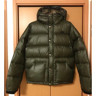 ザノースフェイス(THE NORTH FACE)のノースフェイス シェラ ショート フーディー ジャングルグリーン メンズL(ダウンジャケット)