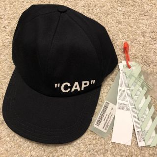 オフホワイト(OFF-WHITE)の新品 OFF-WHITE オフホワイト ベースボールキャップ(キャップ)