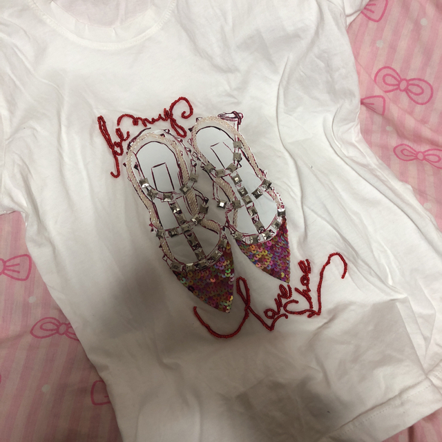 Christian Louboutin(クリスチャンルブタン)のルブタン風👠シャツ レディースのトップス(Tシャツ(半袖/袖なし))の商品写真