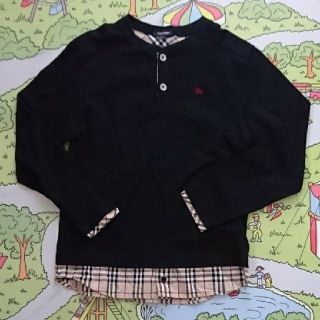 バーバリー(BURBERRY)の【苺様☆専用☆】バーバリー 重ね着風 カットソー  ハーフパンツ 2点(Tシャツ/カットソー)