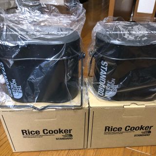 ザノースフェイス(THE NORTH FACE)のStandard the north face 飯盒 黒 ２つ(調理器具)