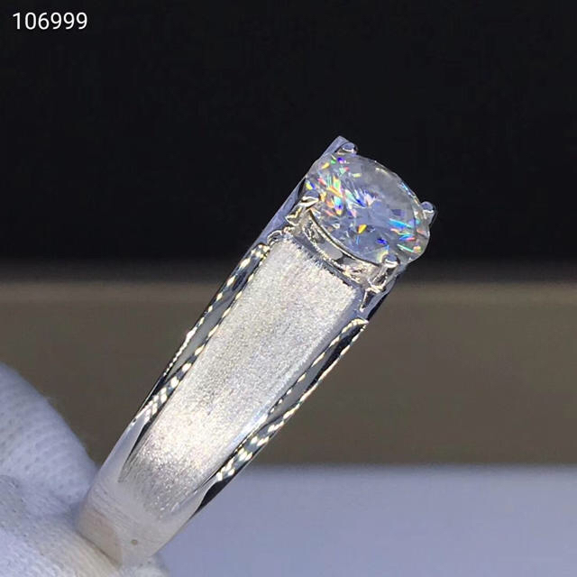 18k  モアサナイト1ct 🉐男女可💍 レディースのアクセサリー(リング(指輪))の商品写真