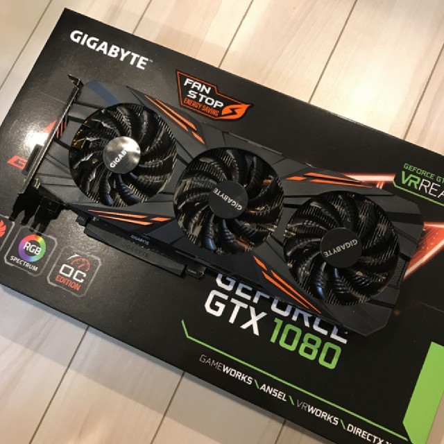 GIGABYTE GTX 1080 G1 GAMINGPCパーツ