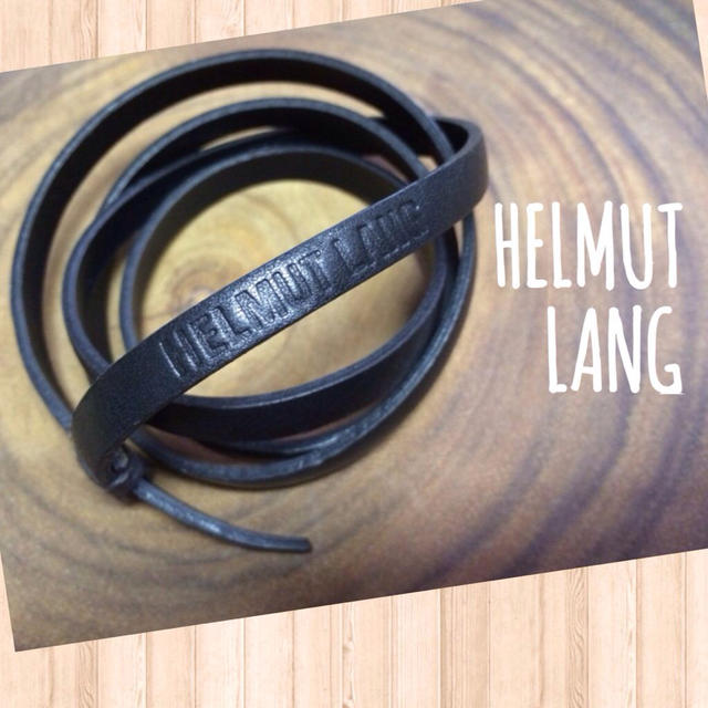 HELMUT LANG(ヘルムートラング)のHELMUT LANG＊レザーブレス レディースのアクセサリー(ブレスレット/バングル)の商品写真