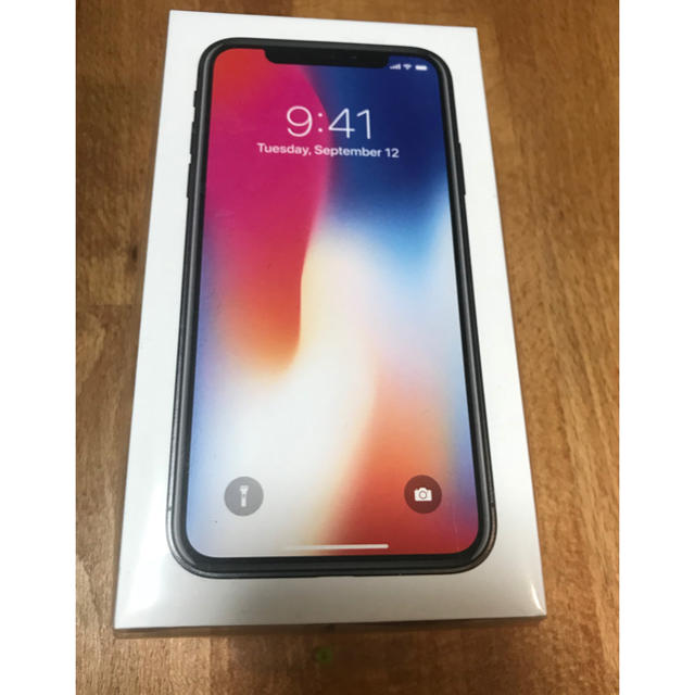 新品　iPhone X 256GB 国内版SIMフリー スペースグレイ