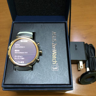 エイスース(ASUS)のASUS ZenWatch 3(腕時計(デジタル))