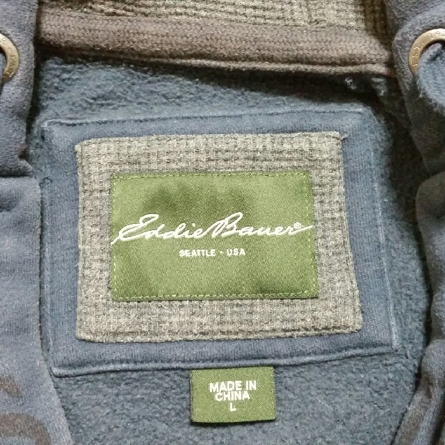 値下！☆Eddie Bauer　紺色　パーカー　エディー・バウアー　アウター