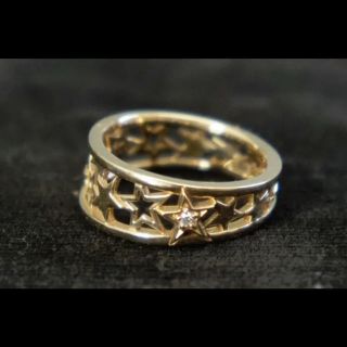 スタージュエリー(STAR JEWELRY)のＫ10スタージュエリー星のピンキーリング美品(リング(指輪))