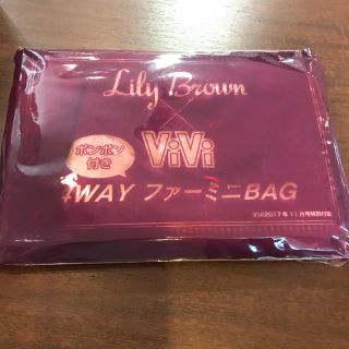 リリーブラウン(Lily Brown)のViVi 2017年11月付録(ポーチ)