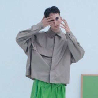 ジエダ(Jieda)のJieDa　TRENCH SHIRT 19ss ブラック サイズ1(シャツ)