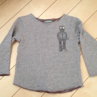 ハッカキッズ(hakka kids)の専用☆ロボット グレー トレーナー(Tシャツ/カットソー)