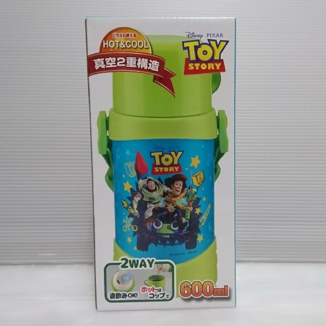 Disney(ディズニー)のベストコ ダブルステンレス 2WAYキッズボトル 600ml トイストーリー キッズ/ベビー/マタニティの授乳/お食事用品(水筒)の商品写真