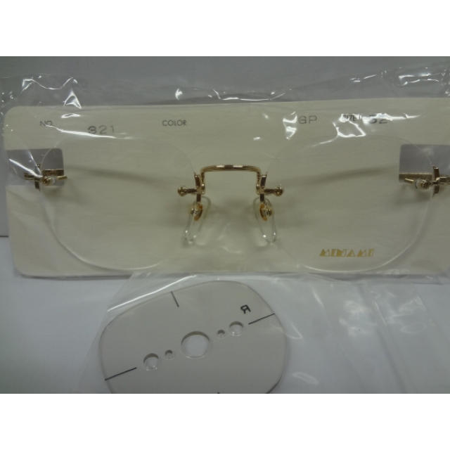 新品☆ＭＩＮＡＭＩ☆眼鏡　フレーム☆ツーポタイプ  ５２  ② メンズのファッション小物(サングラス/メガネ)の商品写真