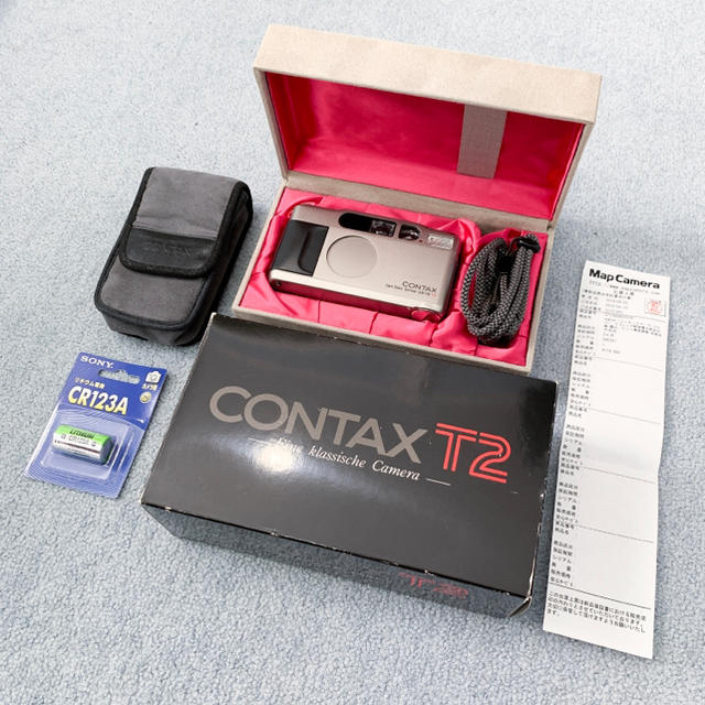 【完動品】京セラ CONTAX T2 コンタックス マップカメラ購入 各部点検済