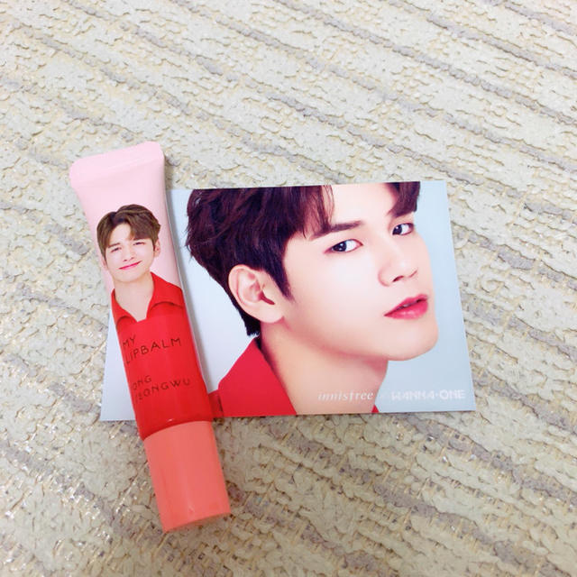 Innisfree(イニスフリー)の WANNAONE オンソンウ リップバーム エンタメ/ホビーのCD(K-POP/アジア)の商品写真