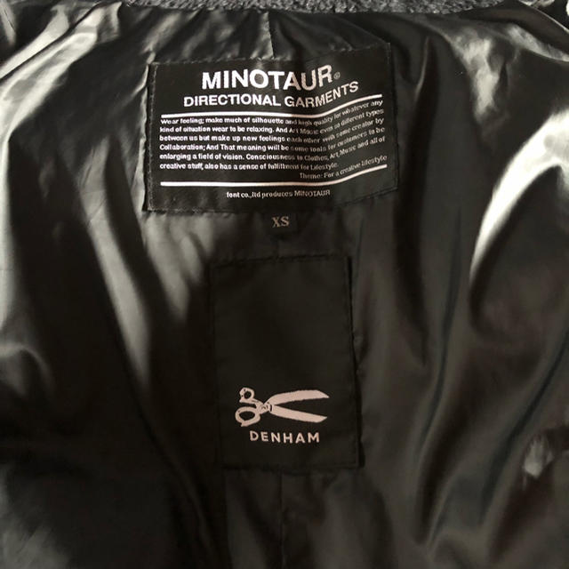 DENHAM(デンハム)のコネ様専用　DENHAM × MINOTAUR ネイビーダウン XS メンズのジャケット/アウター(ダウンジャケット)の商品写真