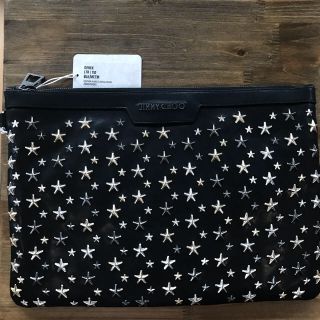 ジミーチュウ(JIMMY CHOO)の[新品] JIMMY CHOO DEREK LTR スタースタッズ クラッチ(セカンドバッグ/クラッチバッグ)