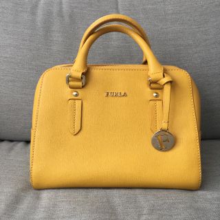 フルラ(Furla)のフルラ ミニボストンバッグ イエロー(ハンドバッグ)