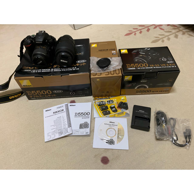 熱販売 Nikon - ダブルズームキット D5500 Nikon デジタル一眼