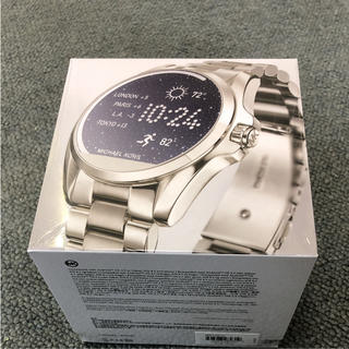 マイケルコース(Michael Kors)のマイケルコース  新品 スマートウォッチ 腕時計 シルバー C0384(腕時計(デジタル))
