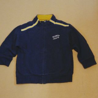 ベビーギャップ(babyGAP)のGAPの裏起毛で暖かいスエットカーディガン 3year 100サイズ(カーディガン)