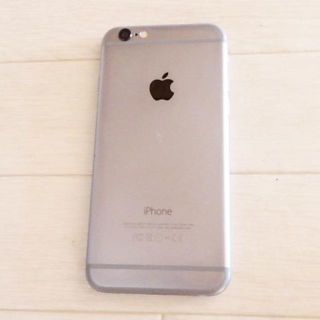 アップル(Apple)の美品！iPhone 6 16GB スペースグレイ au 支払い済 ヒロ様専用(スマートフォン本体)