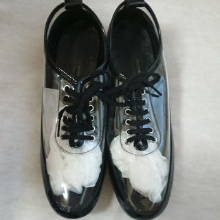 コムデギャルソン(COMME des GARCONS)のCOMME des GARCONS☆クリアレースアップシューズ(ローファー/革靴)