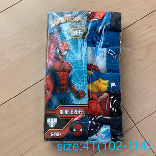 マーベル(MARVEL)の新品★スパイダーマン 男の子パンツ☆4T(102-114) 6枚セット(下着)
