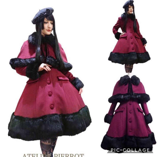 数量は多い Victorian maiden ケープ付きコート&クロスカチューシャ